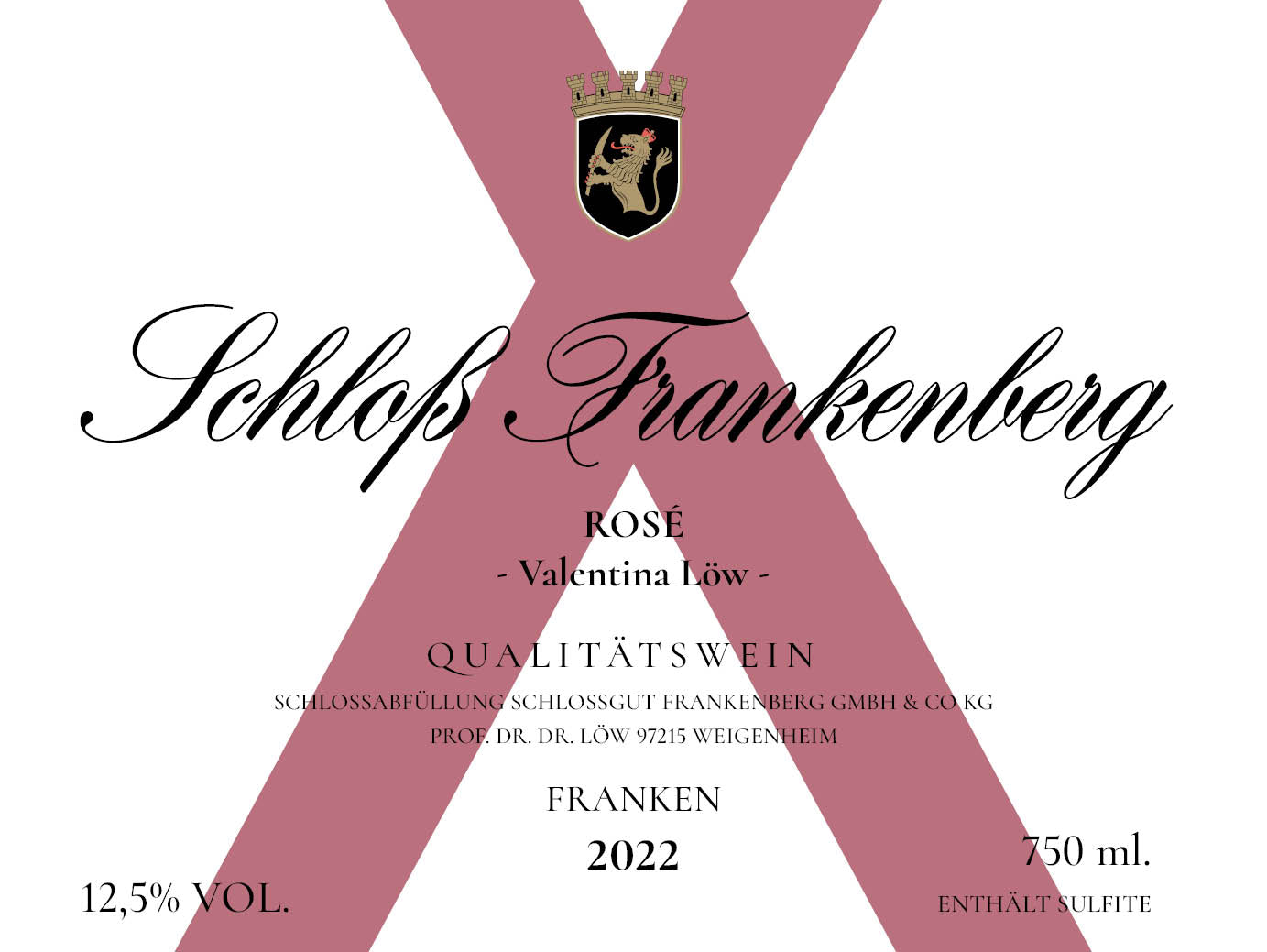 2022 SCHLOSS FRANKENBERG ROSÉ - VALENTINA LÖW -